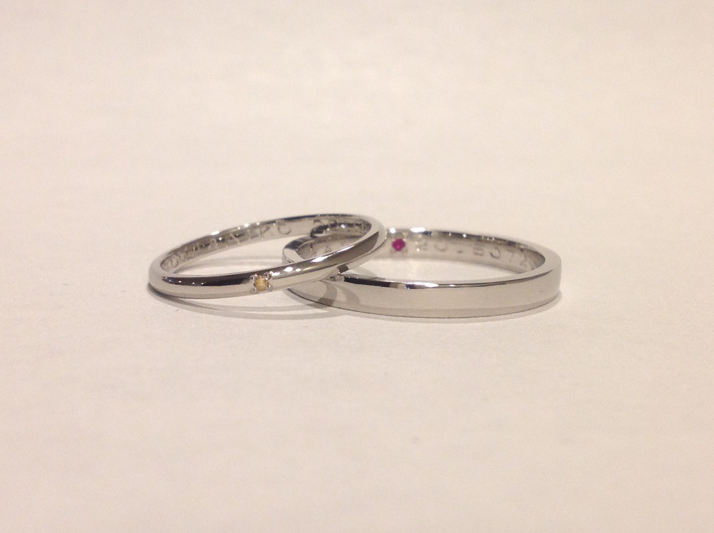 平打(2.5mm)・甲丸(1.5mm)