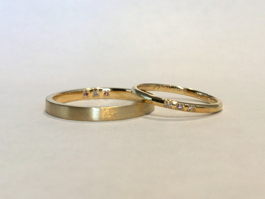 平打(2.5mm)・甲丸(1．5mm)